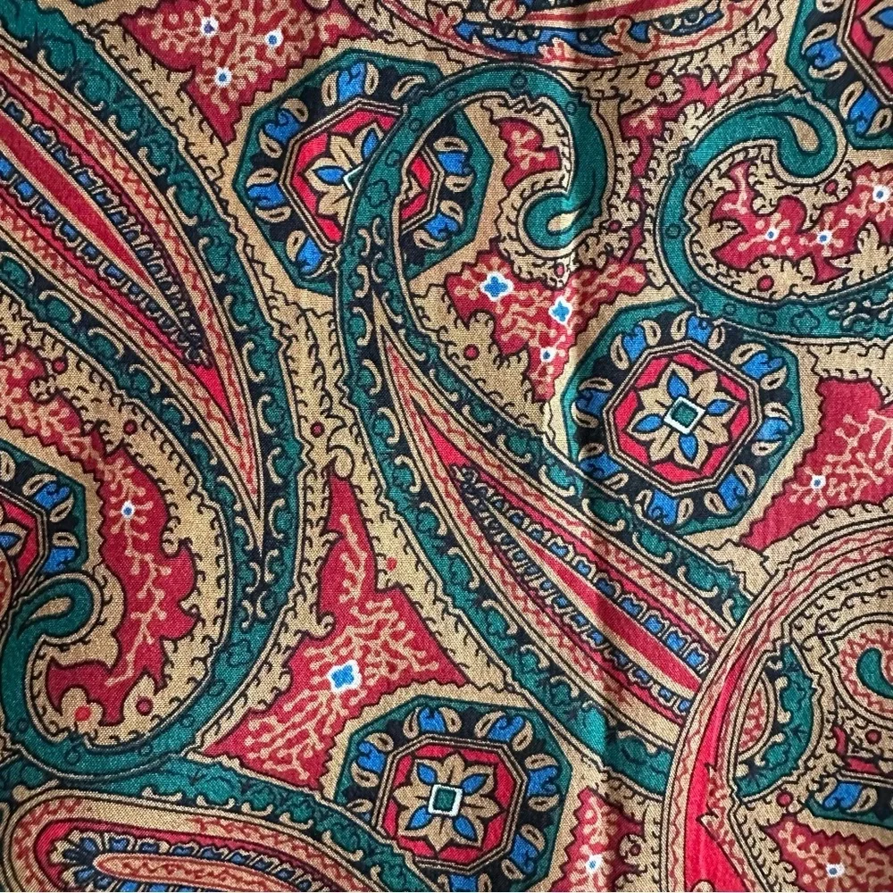 Vintage oblong silk